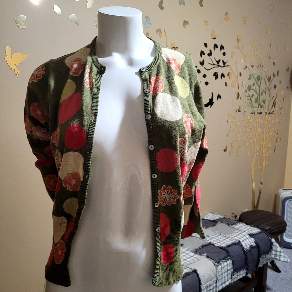 Floral Patterned Cardigan - Picture 3 of 10